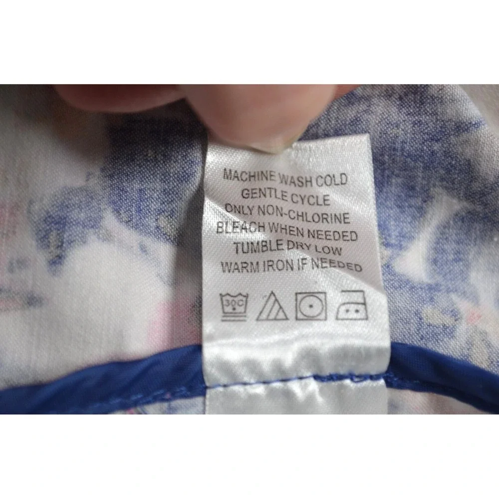 Coldwater Creek Jacket Women's Size 4 Multicolor Floral 3/4 Sleeve Button Front‎